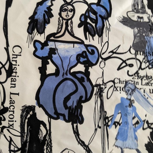 Christian Lacroix silk scarf - Picture 3 of 4